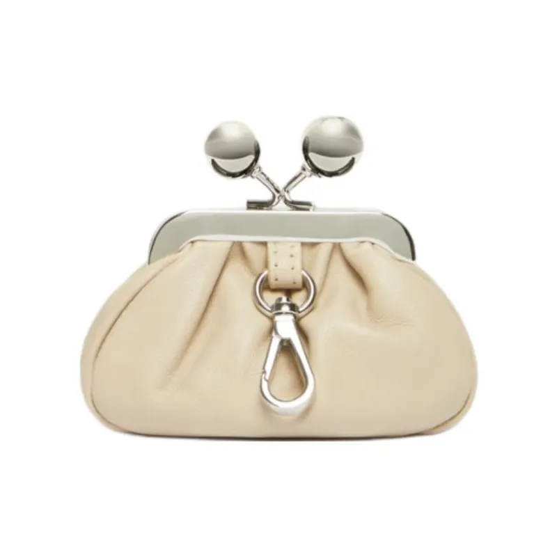 WEEKEND MaxMara Leather Crossbody Bag, Shoulder Bag Women's Sand-3