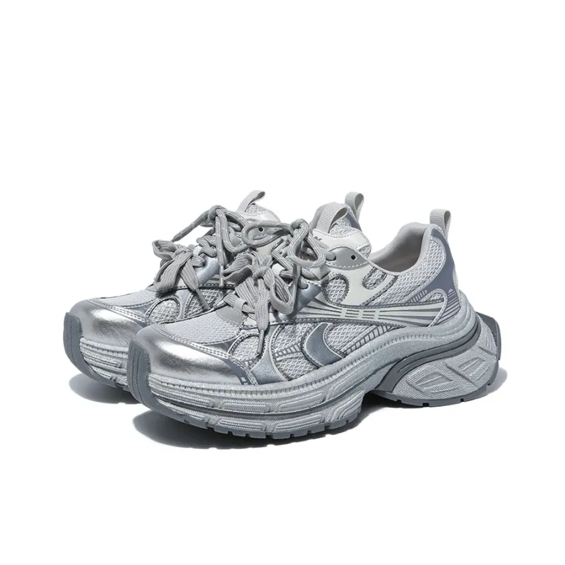 BDED Lightweight, Height Increasing, And Breathable Low Top Chunky Sneakers Women's-6