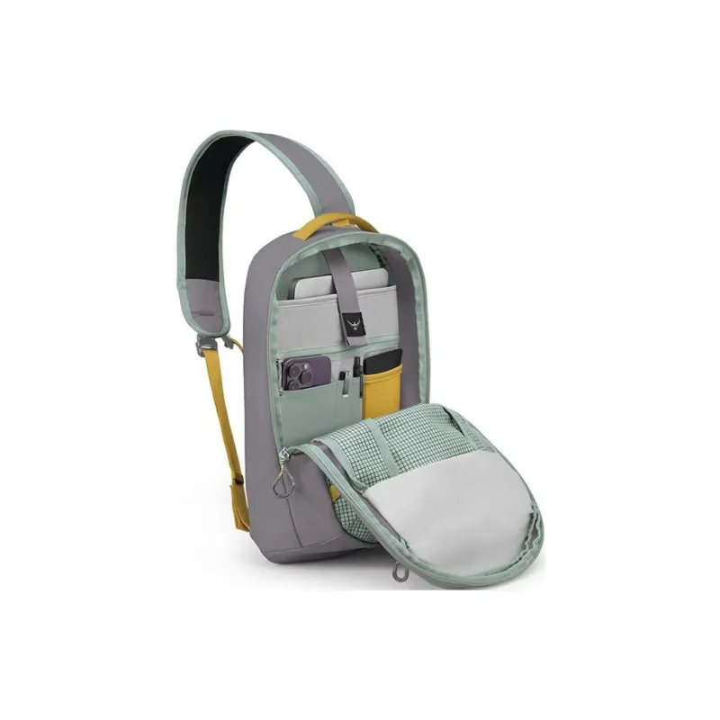 OSPREY Nylon Sling Bag Unisex Frost Mint Pinyin Gray-3
