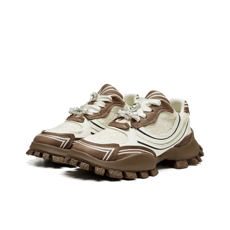 XMZY Polar Impression Series A Midsummer Night's Dream Durable Moisture-Wicking Low-Top Chunky Sneakers Women's-7