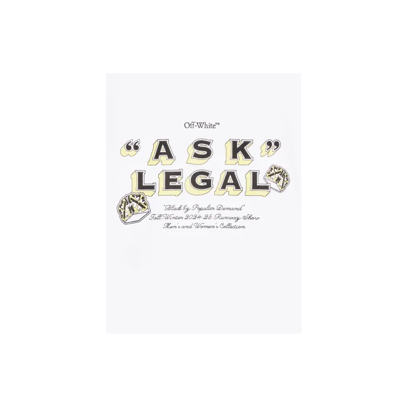 OFF WHITE 'Ask Legal' Show Tee-2