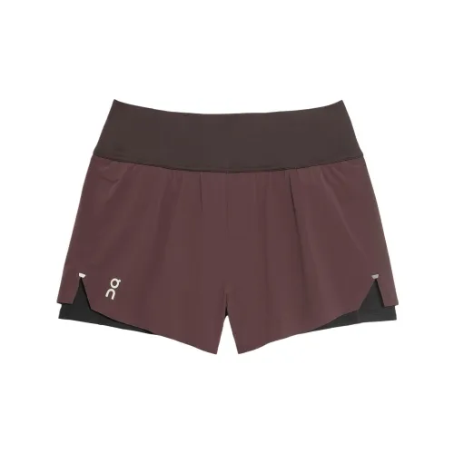 On Running Shorts 4 Women's Sports Shorts Women's Mulberry Purple