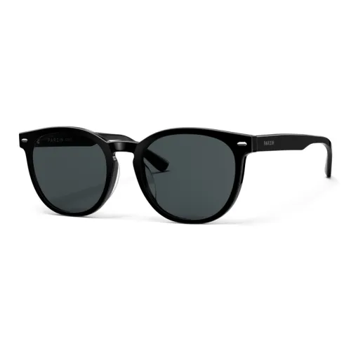 PARZIN Plate Frame Round Sunglasses Unisex