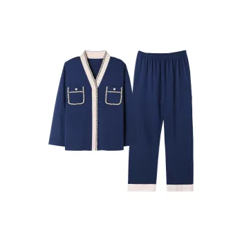 GOSO Pajama Set Women's Royal Blue