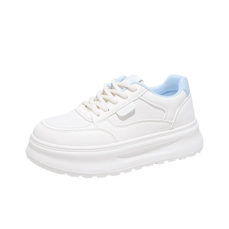 MAKINO Cushioned Wear-Resistant Height Increasing Low-Top Casual Shoes Women's-1