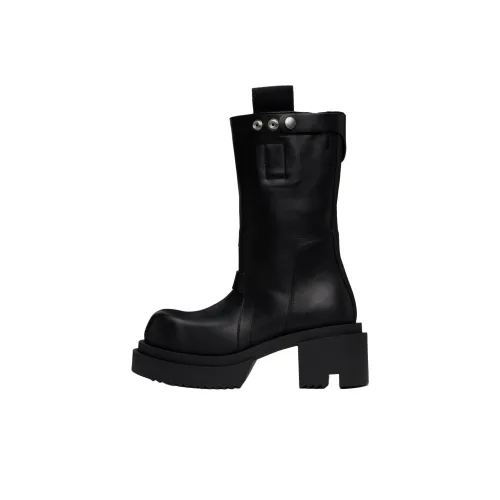 RICK OWENS/RO Bogun Ankle Boots Men's Black