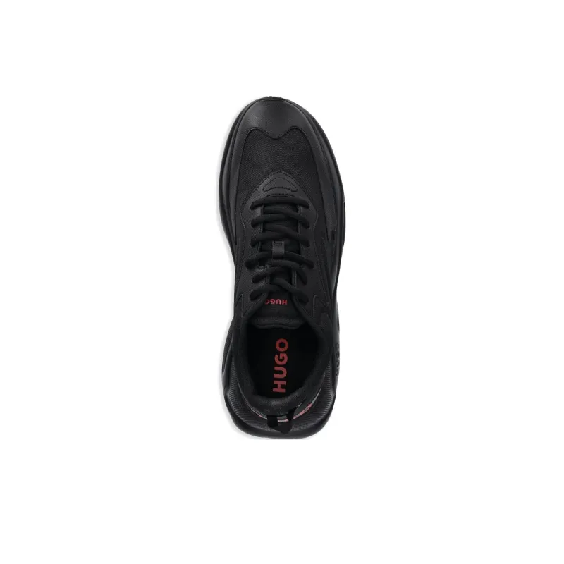 HUGO BOSS Low Top Casual Shoes Men's Pure Black-3