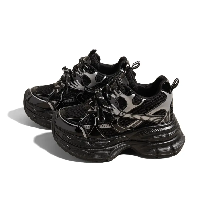 KODI Wear-Resistant Breathable Height Increasing Low-Top Chunky Sneakers Women's-6