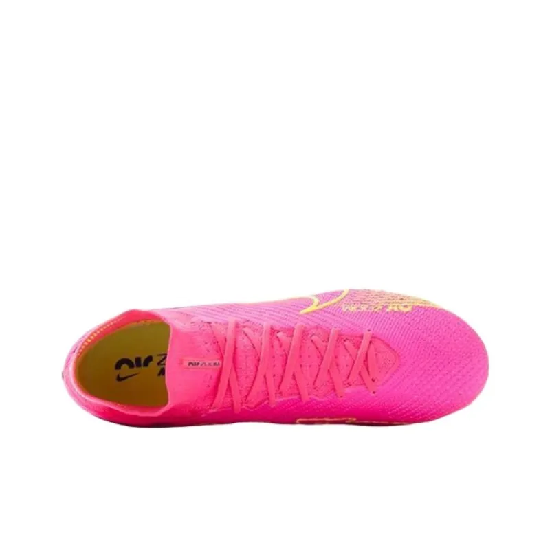Nike Zoom Mercurial Superfly 9 FG Rubber Long Studs Support Impact-Resistant Soccer Shoes Men's Pink-3