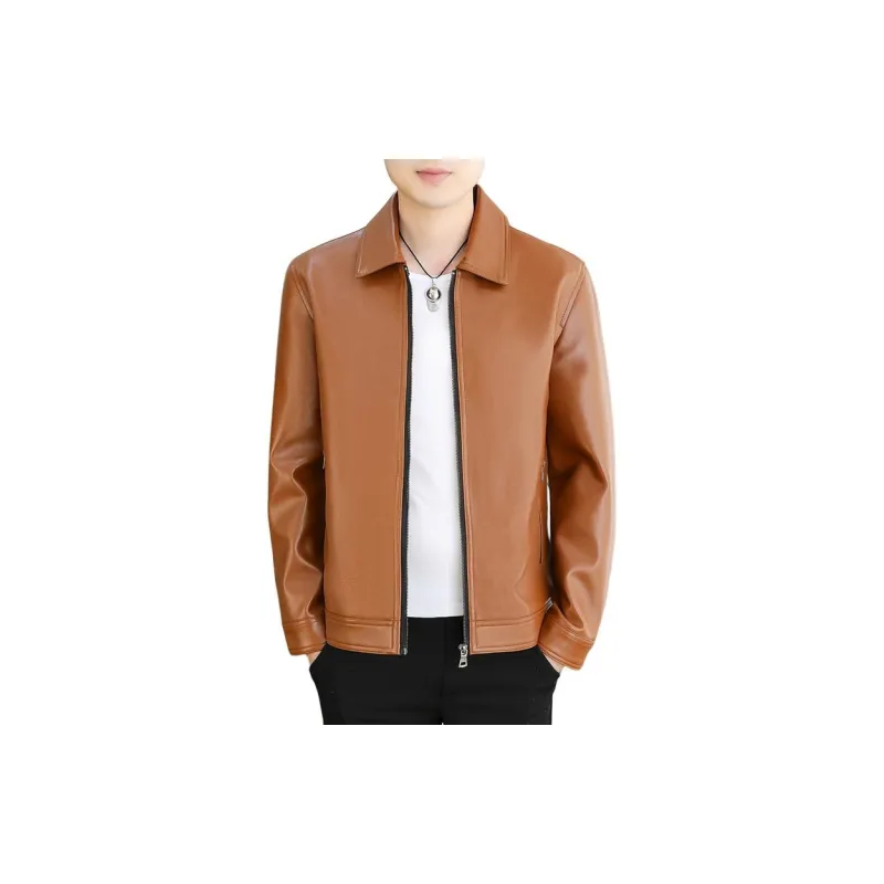 PIERRE CARDIN Leather Jacket Men's-13