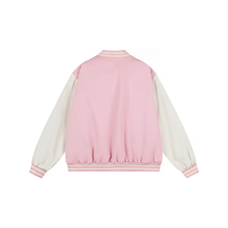 WOKXSS Baseball Jacket Unisex Black-5