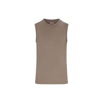 SKIMS SS25 Tank Tops Men's TRUFFLE/Truffle Color