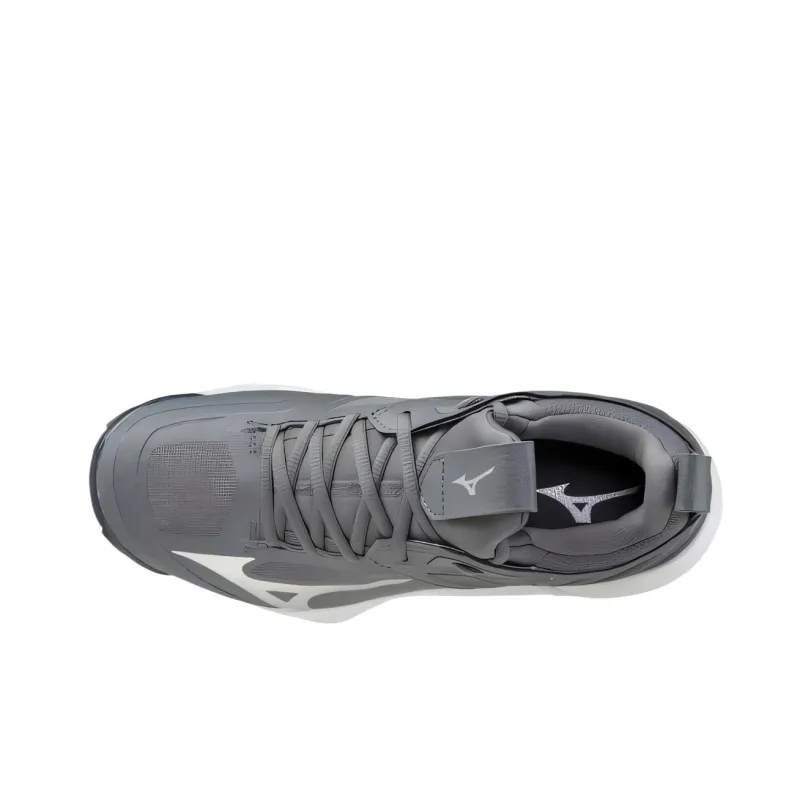 Mizuno Wave Momentum 2 Abrasion-Resistant Low-Top Training Shoes Women's Gray-2