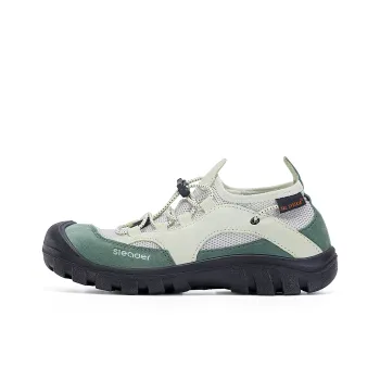 Slider Deep Water Cool Series Cushioned Slip-Resistant Breathable Low-Top Trekking Shoes Women's Clover Grass Green