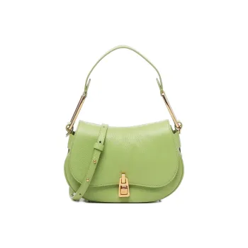 COCCINELLE Magie Cow Leather Shoulder Bag, Crossbody Bag, Handbag Mini Women's Green