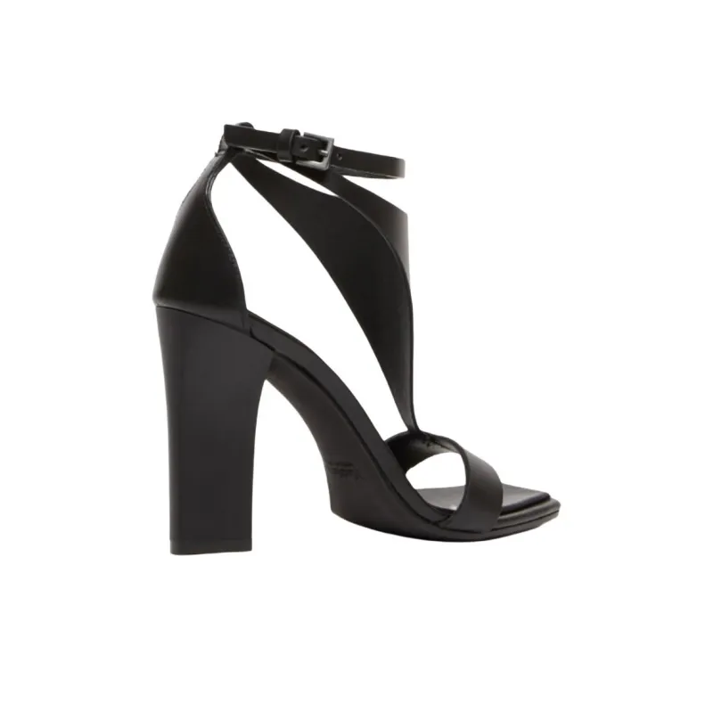 MaxMara One Strap Sandals Women's Black-3