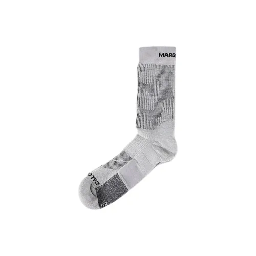 MM6 Maison Margiela Mid Calf Socks Men's 1 Pack Ghost Gray