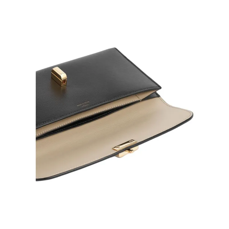 TOTEME T lock Leather Wallet-4