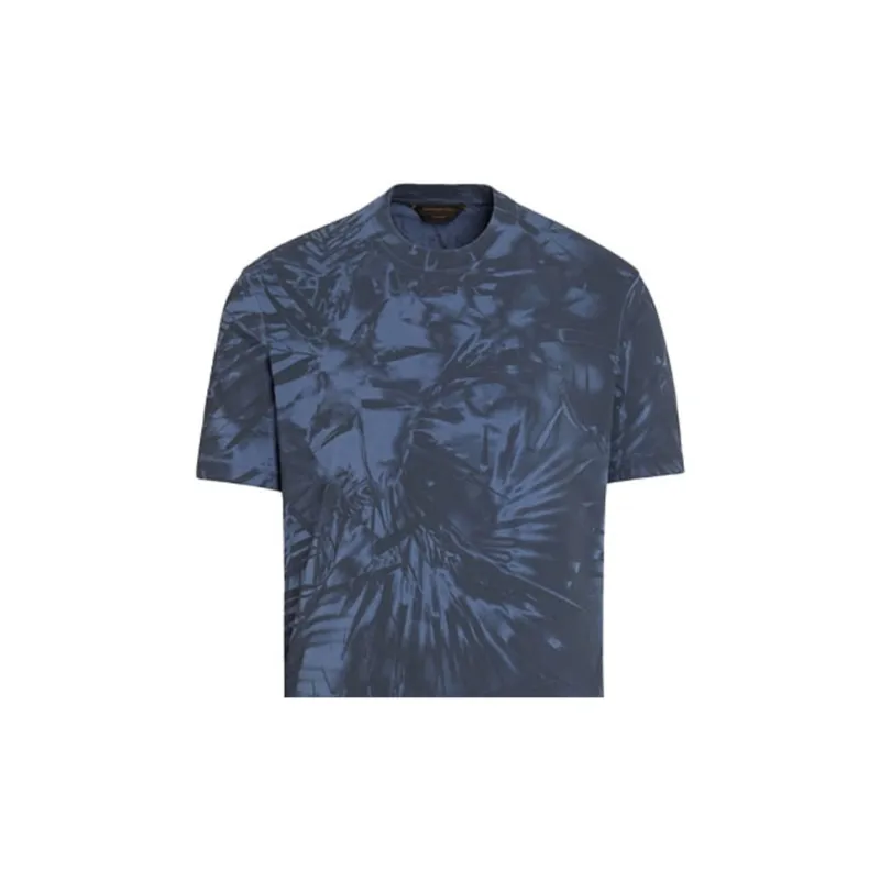 Zegna SS21 T Shirt Men's Cerulean-3