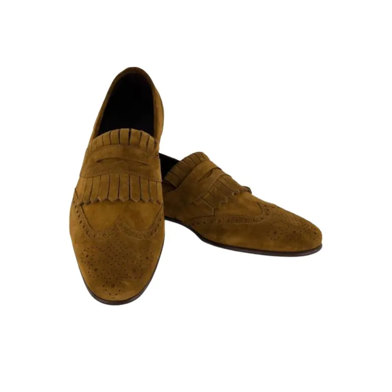 MANOLO BLAHNIK Agasio Loafers Men's Brown-4