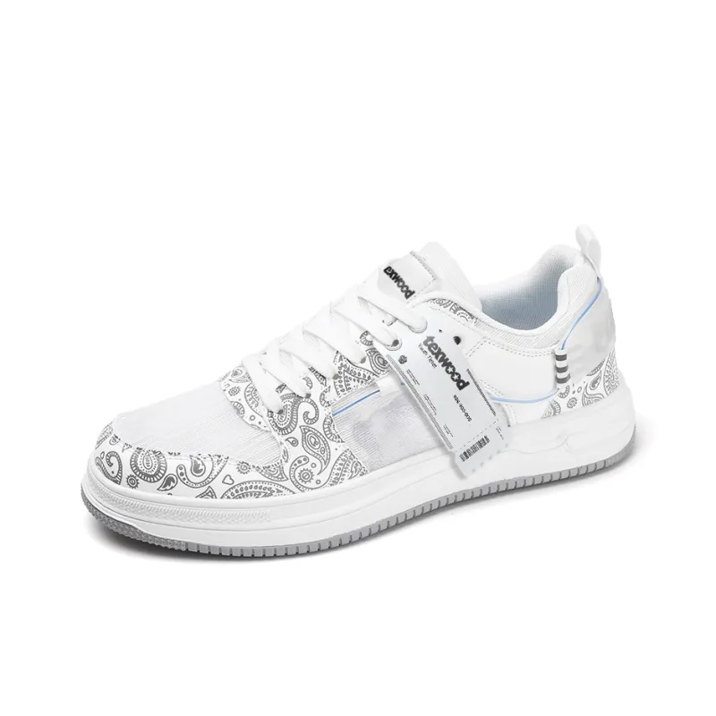 TEXWOOD Chinese Style Blue And White Porcelain Collection Low-Top Skateboard Shoes Men's Box-8