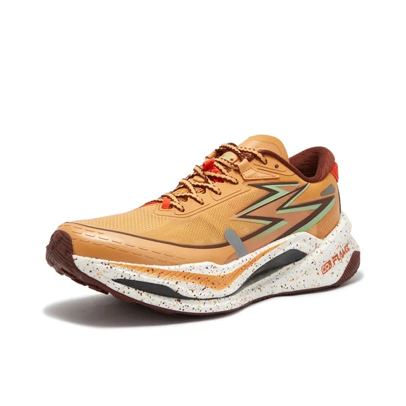 361° Cushioned Slip Resistant Abrasion Resistant Low Top Running Shoes Unisex Coffee Brown-1