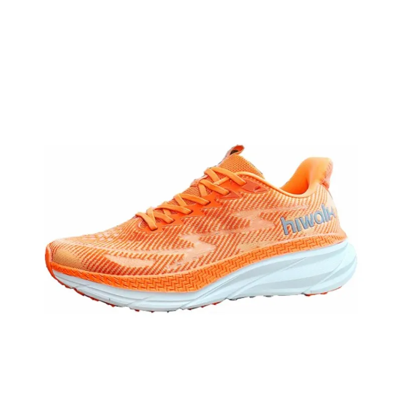 HIWALK Low-Top Running Shoes Men's Vibrant Orange-0