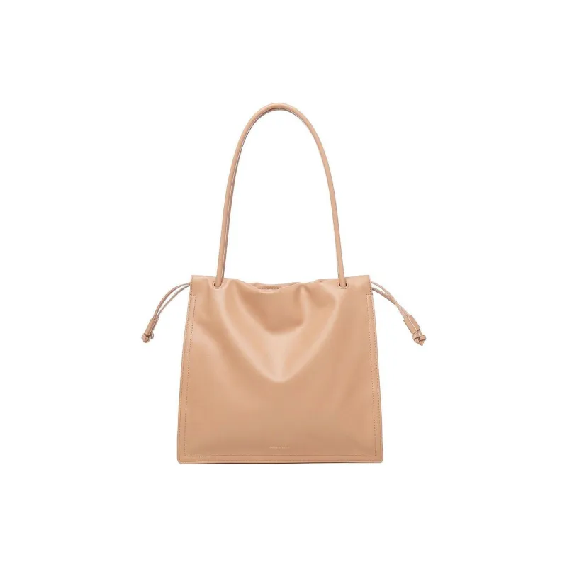 COCCINELLE Logo Embossed Drawstring Tote Bag-2