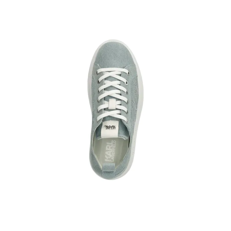 KARL LAGERFELD Kobo III Low Top Skateboard Shoes Women's Blue-4
