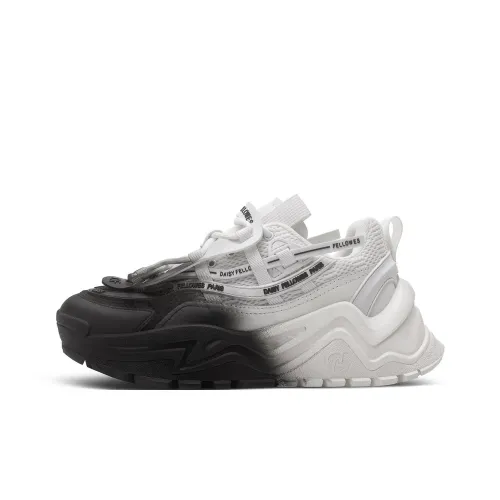 Daisy Fellowes Devil One Chunky Sneakers Unisex Low Top Black/White