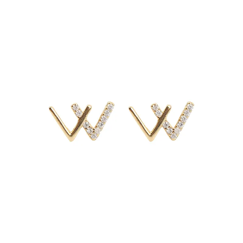 Yiru Alloy Electroplated Stud Earrings Women's-0