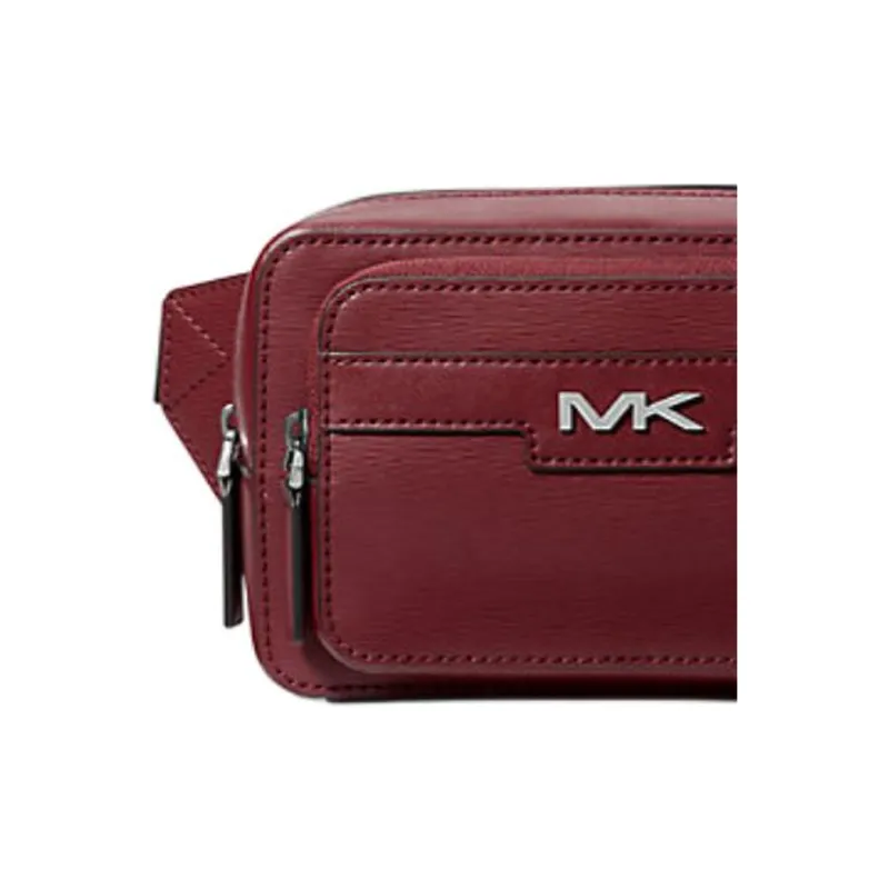 MICHAEL KORS MK Cooper Polyurethane Blend Sling Bag Men's Red-4