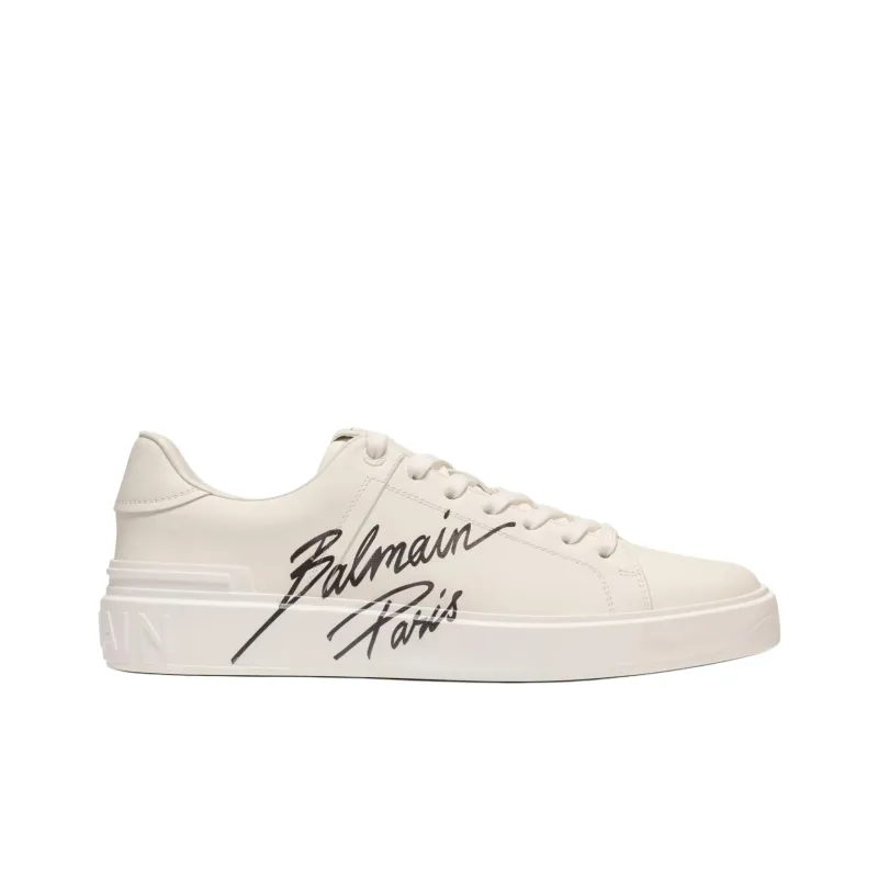 BALMAIN B Court Leather Sneakers-1