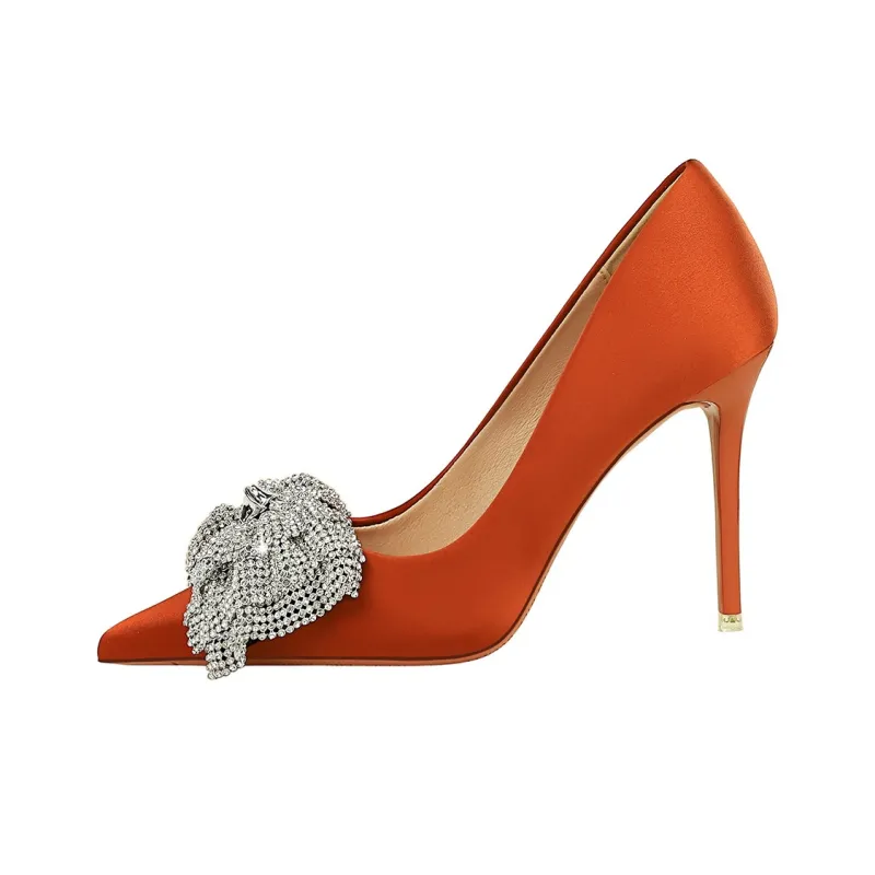 QITUMAUL Slim Heel High Heels Women's-3
