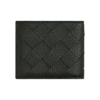 Bottega Veneta Intrecciato Cow Leather Wallet Men's Dark Green