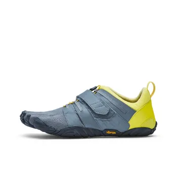 Vibram Slip Resistant Support Lightweight Low Top Training Shoes Men's Gray