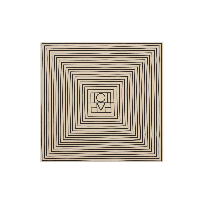 TOTEME Geometric Printed Finished Edge Scarf-1