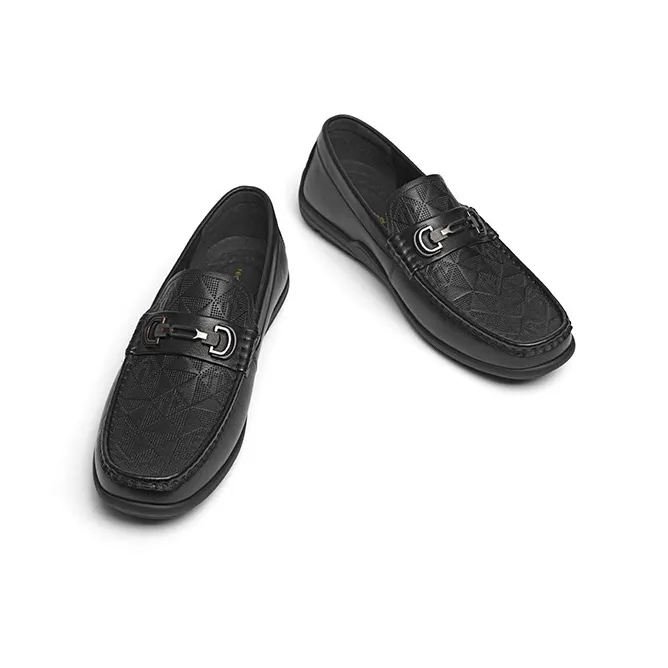 RED DRAGONFLY Dress Shoes Men's Black White-3