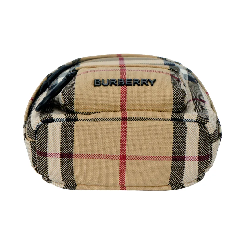 Burberry Vintage Polyamidoamine Key Charm Bag Merchandise Men's Beige-6