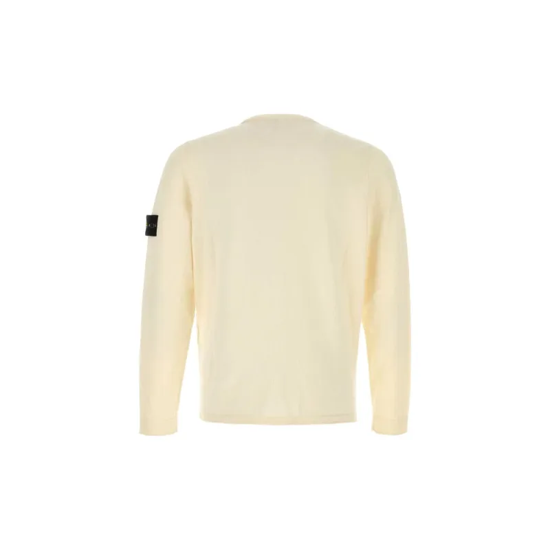 STONE ISLAND Logo Patch Crewneck Jumper-1