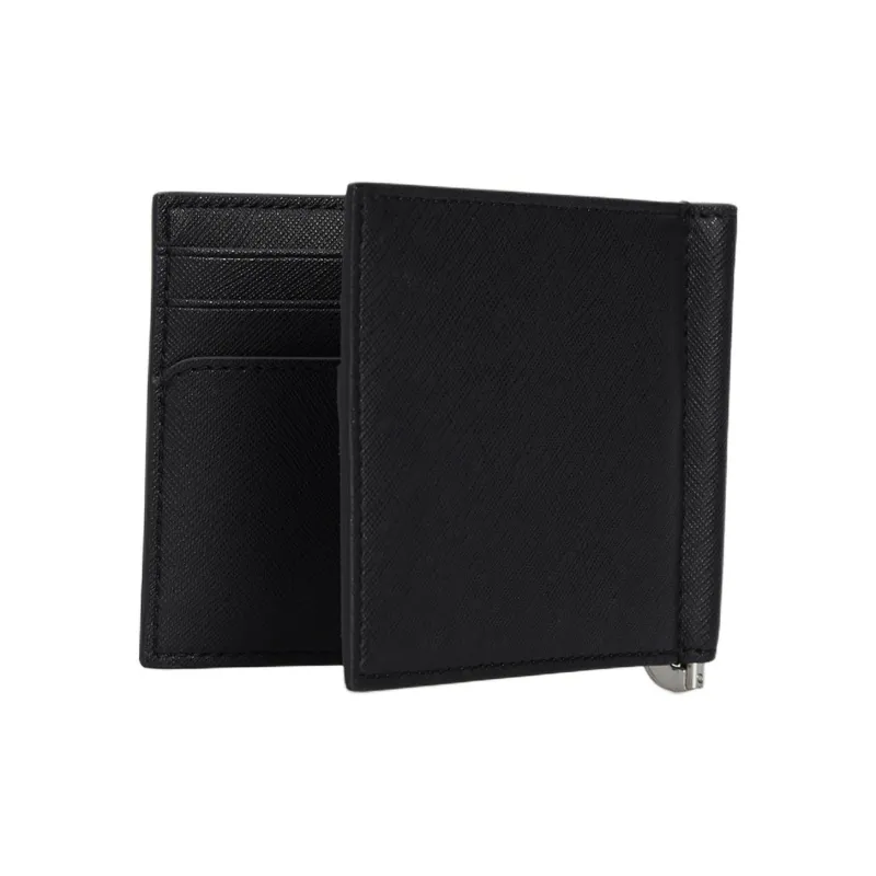 BOSS Leather Wallet Men's Black-1
