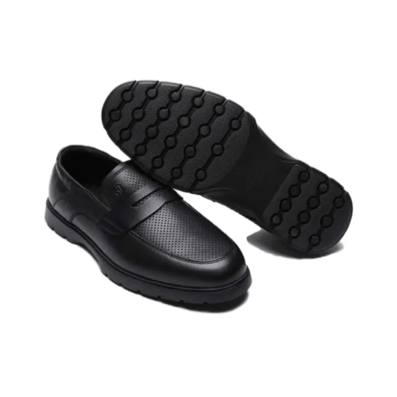 Biyin Leufen Loafers Men's Black-4