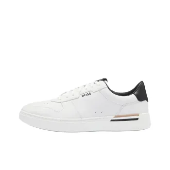 HUGO BOSS Clint Tenn Low Top Skateboard Shoes Men's White