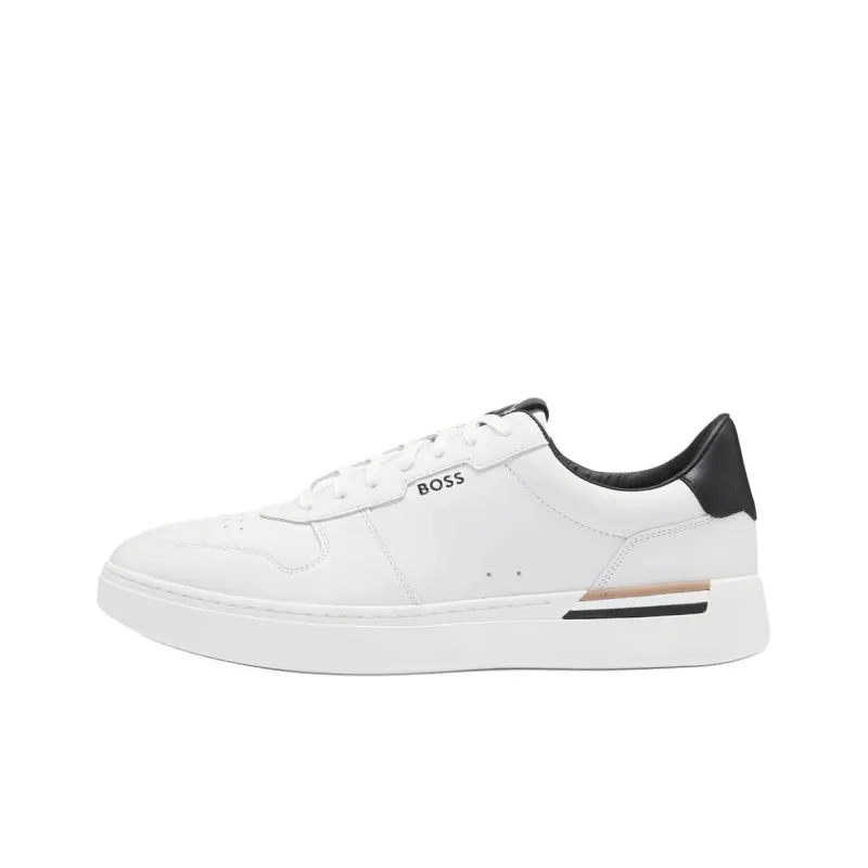 HUGO BOSS Clint Tenn Low Top Skateboard Shoes Men's White-0