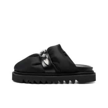 TOGA VIRILIS Wrap toe Slippers Men's Black
