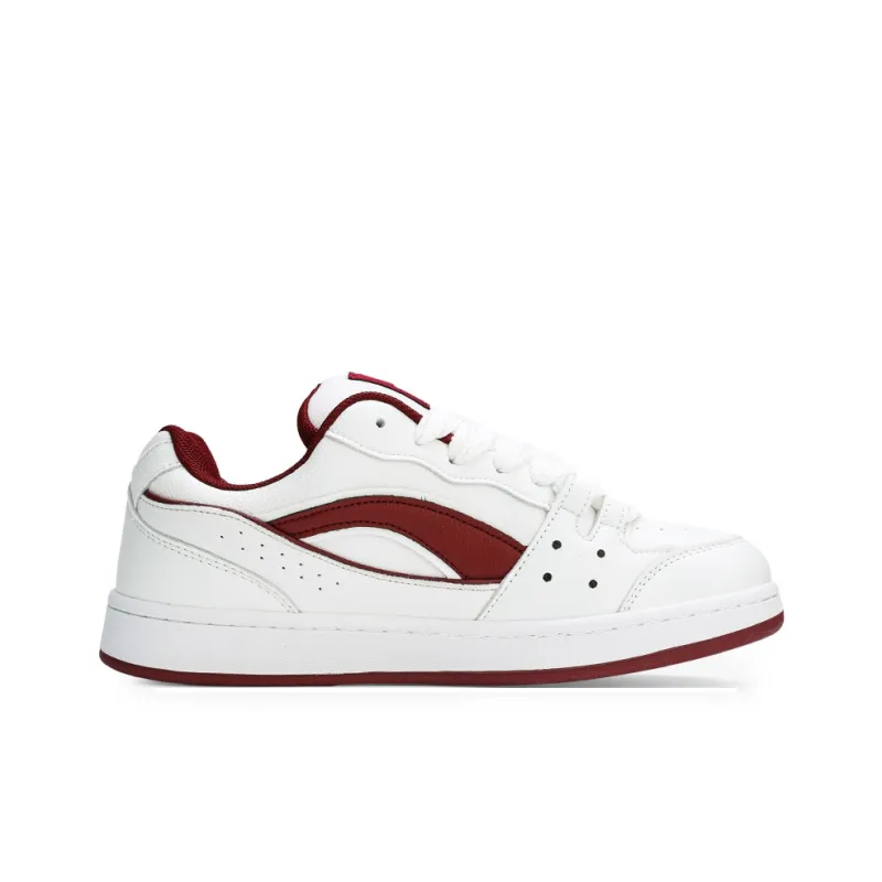 GLO BULL Puffy Shoes Coverage Wear Resistant Lightweight Breathable Slip Resistant Low Top Skateboard Shoes Unisex-1