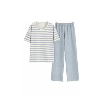 XISHE Pajama Set Women's Light Gray