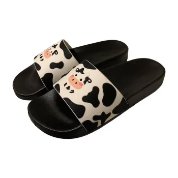 Thin Strips Slippers Women's, Black