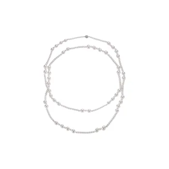 GLITTER STELLA Brass Thick Plated 18K Real Gold Necklaces Women's