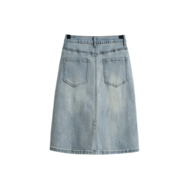 KAISER Denim Long Skirts Women's Blue-1